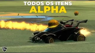 TODOS os ITENS ALPHA de GRAÇA no ROCKET LEAGUE