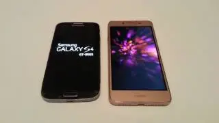 Samsung galaxy s4 vs Huawei y5 II startup test