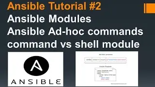 DevOps| Ansible | ansible tutorial|moba exterm| shell,command modules | Ansible tutorial #2