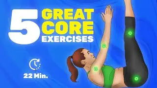 22 Min Abs Workout at Home [No Equipment]