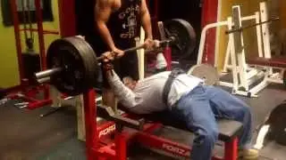 405 bench for a couple. The barbell compound.