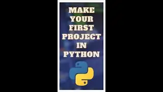 Make your FIRST PROJECT in PYTHON | Random Password Generator | Beginner's Tutorial Shorts | #shorts