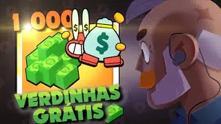 🔥 1000 VERDINHAS GRÁTIS na Nova Atualização do BRAWL STARS! 🤑