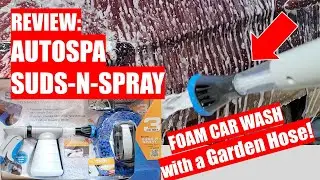 REVIEW: Costco AutoSpa Suds N Spray Foam Car Wash System - $19 on sale! ( $25 )