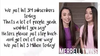 Merrell Twins - 3 Million The Musical (Lyrics)
