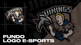 Como criar um fundo para logo e-sports pelo celular - Alex F Design #2