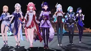 【Genshin Impact MMD】let's dance together