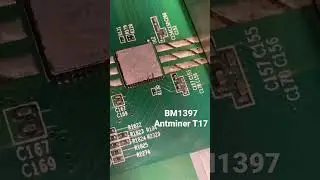 Пайка чипа асика antminer t17