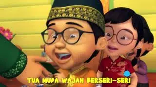 Upin & Ipin  - Selamat Hari Raya   -  Reverse video