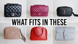 What fits in these mini bags 2019 | Chanel mini flaps, YSL mini Lou camera bag etc
