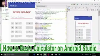 Creating a basic and simple calculator App on android studio ||By padhaku coaching