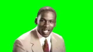 [Chroma Key] Michael Jordan (Stop it. Get some help.) - Green Screen