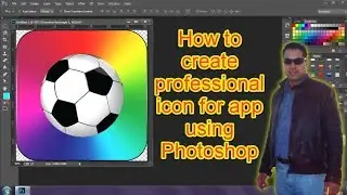 How to create professional icon for apps using Photoshop