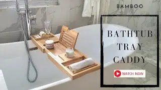 Transform Your Bath into a Spa and Your Bed into a Brunch with Teak Bamboo Bath Tray!-REVIEW