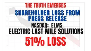 51% Stock Loss ELMS Stock News Electric Last Mile Solutions Securities Class Action Lawsuit ($ELMS)