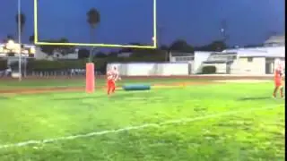 Morningside High School Football Team kicker