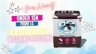 LG 8.5 kg 5 Star Semi-Automatic Top Load Washing Machine  #lgwashingmachine #washingmachinereview