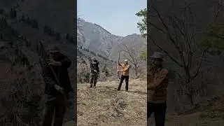 Школа ШаоБао на Пионерской тропе. Упражнения с шестом