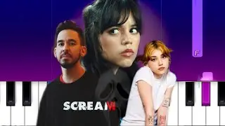 Mike Shinoda, Kailee Morgue - In My Head (Scream VI) (Piano Tutorial)