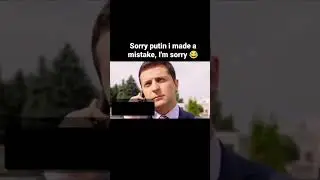zalensky calls Putin to say I'm sorry 😂 #funny #shorts #memesdaily