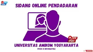 Sidang Online Pendadaran Universitas AMIKOM Yogyakarta - S1 Informatika
