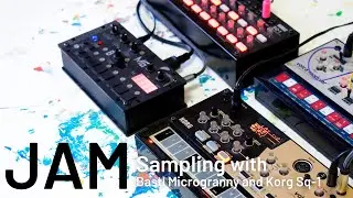 Techno Jam, industrial, lofi. Sampling with Bastl Microgranny and Korg Sq1/Volca drum and modular.