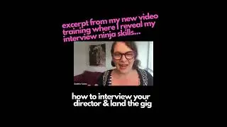 Script Supervisors! How to Interview Your Director & Land the Gig