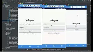 Firebase Android Tutorial 13 - Instagram Like App using Firebase (Part 5)-Login User Activity UI