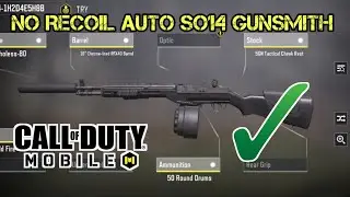 Best No recoil auto SO14 Gunsmith & Gameplay in COD Mobile | Call of Duty Mobile