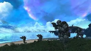 HALO Marines Invade a Covenant Ring World - HALO Arma 3 Operation