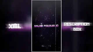 - BALAM PICHKARI 🐣💥 ‼ MAKE THIS TRENDING PRESET 💋🖤 ‼ NEW TREND  XML FILE CREATE BY @mahdinul_hakim