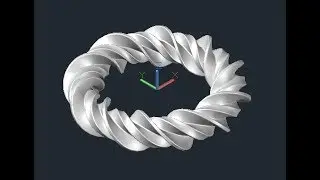 AUTOCAD SWEEP TWIST