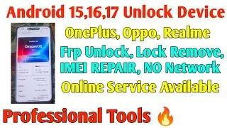 OnePlus 12r Frp unlock, OnePlus 12r password Remove, OnePlus Android 16 frp unlock