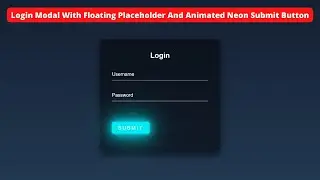 How to create animated login form using html and css with source code