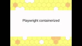 containerized playwright test with docker compose