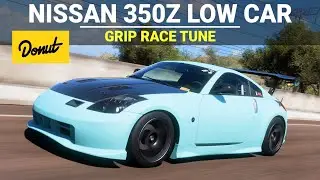 Forza Horizon 5 Tuning - 2004 Donut Media Nissan 350Z Low Car, FH5 Grip Race Build, Tune & Gameplay