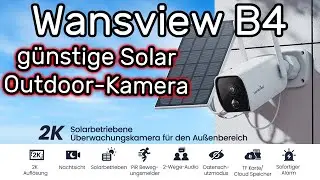 Setting up the Wansview B4, an affordable battery-powered 2K surveillance camera with solar charg...