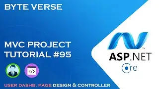 ASP.NET CORE MVC | User Dashboard Page Design & Controller - How to Create a User Dashboard #95