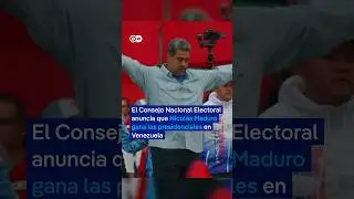El Consejo Nacional Electoral anuncia que Nicolás Maduro gana las presidenciales de Venezuela