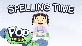 Cover -  Wash - Clean | Spelling Time With Pop Babies
