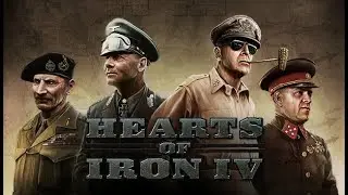Большой мультиплеер 40 игроков! - Hearts of Iron 4  feat. TaeRss Wycc220