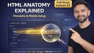 Anatomy of an HTML Document | Bootstrap Meta Tags & Viewport Explained | Lesson 31