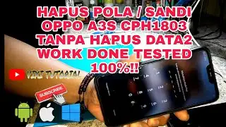 CARA HAPUS POLA / SANDI OPPO A3S DENGAN MUDAH !! TANPA MENGHAPUS DATA | BONUS FILE DUMP WORK 100%!!