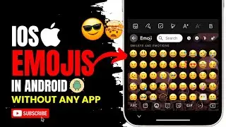 How To Get iOS emoji on Android 🤩 | Use iPhone Emoji In All Android Mobile🔥| 100% Working Trick✅