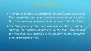 Preparation of Manuscript for Cloud Computing Security:  IaaS Platform Security Risks