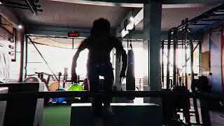 casually doing parkour