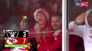 Isiah Pacheco first TD on Chrismas, Taylor Swift celebrates effect by Nickelodeon