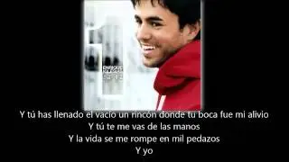 Enrique Iglesias ft Aventura - Lloro por ti (lyric - letra)
