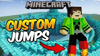 Minecraft but there are CUSTOM JUMPS🤞