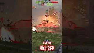 [5,138 DMG] Obj. 260 WoT Blitz [madara_160] #wotb #wotbliz #worloftanksblitz #games #shortswotb